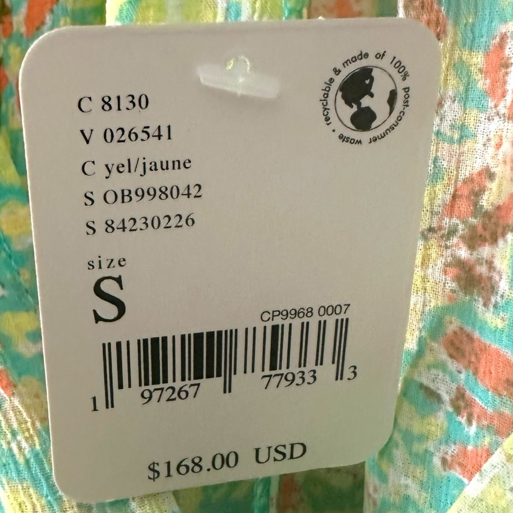 Free People Feeling Groovy Midi Maxi Dress Size Small NWT 70s Chartreuse Floral - Picture 10 of 16